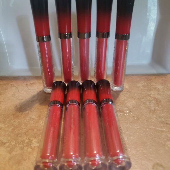 Mary Kay Vinyl Lip Gloss Audacious Red Set of 9 New Makeup Beauty Cosmetics - Picture 1 of 5